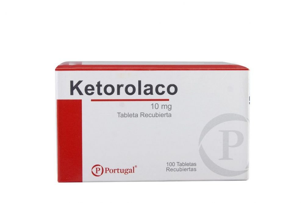 Ketorolaco 10 Mg Portugal Cja/100 Tab