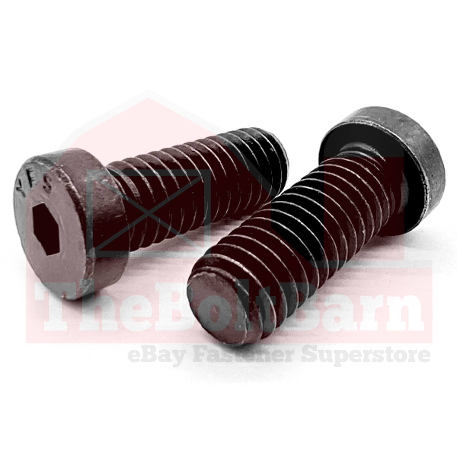 Tornillos de cabeza de zócalo bajo de 1/2"-20 óxido negro térmico (elige longitud y cantidad) - Imagen 2 de 4