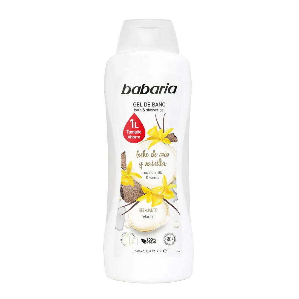 Babaria Gel De Baño Leche De Coco Y Vainilla 