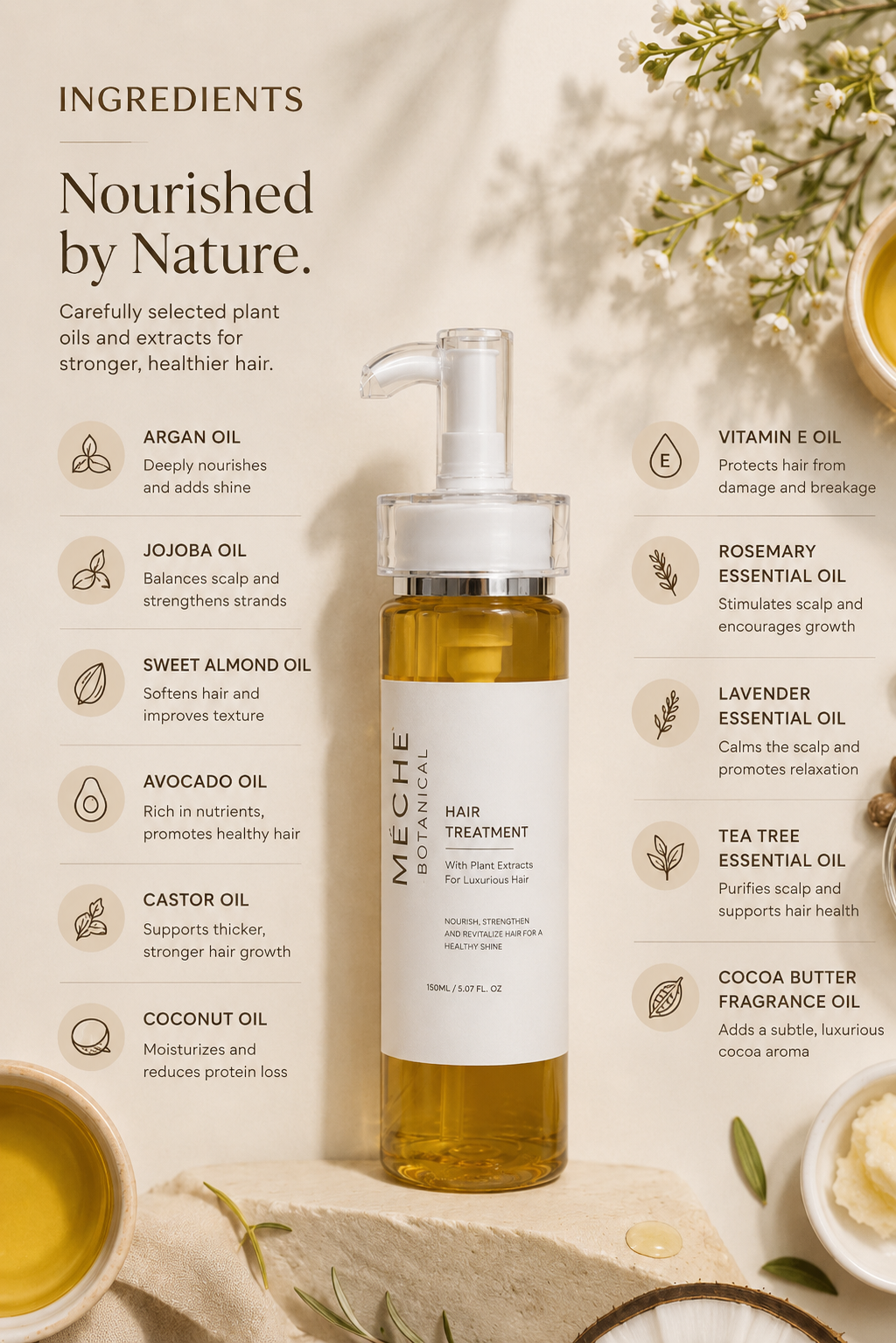 MÈCHE Hair Treatment Oil