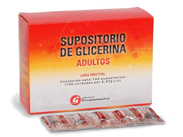 Supositorio D/Glicer Adulto Cja/100 Sup