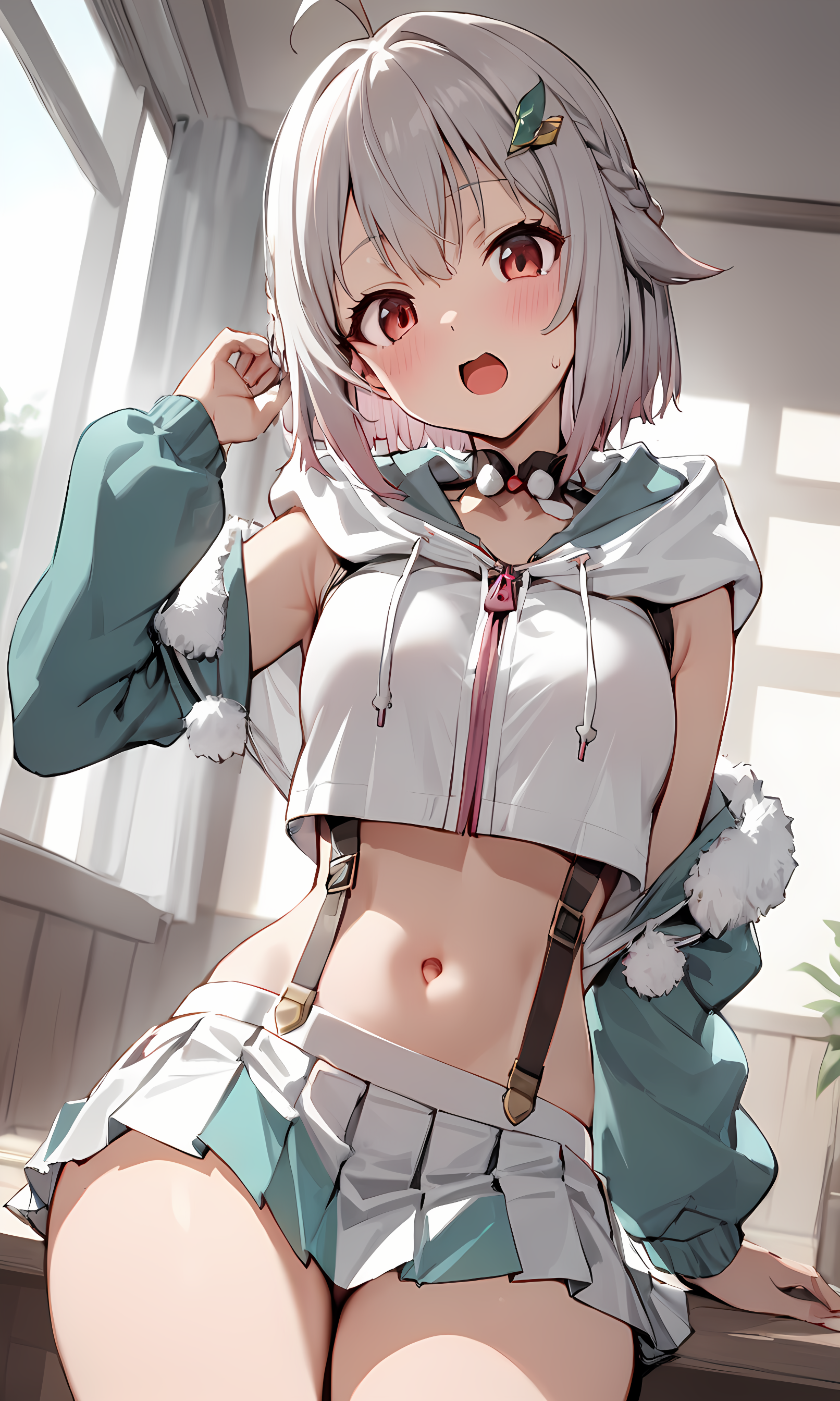 Artworks by OhymAI by OhymAI with ai art, Nijisanji, virtual YouTuber, Marin Hayama, beautiful girl