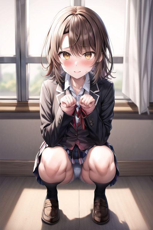一色いろは特集 by IT with ai art, erotic, R-18, My Youth Romantic Comedy Is Wrong, As I Expected, panchira, oregairu, Iroha Isshiki