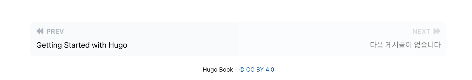 Getting Started with Hugo << PREV