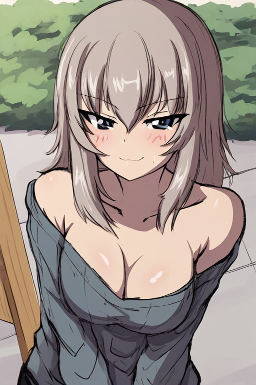 逸見エリカのAIエロエロ落書きもの12 by 催●スマホの淫魔 with ai art, Erika Itsumi, Girls und Panzer, Girls und Panzer, large breasts, swimsuit