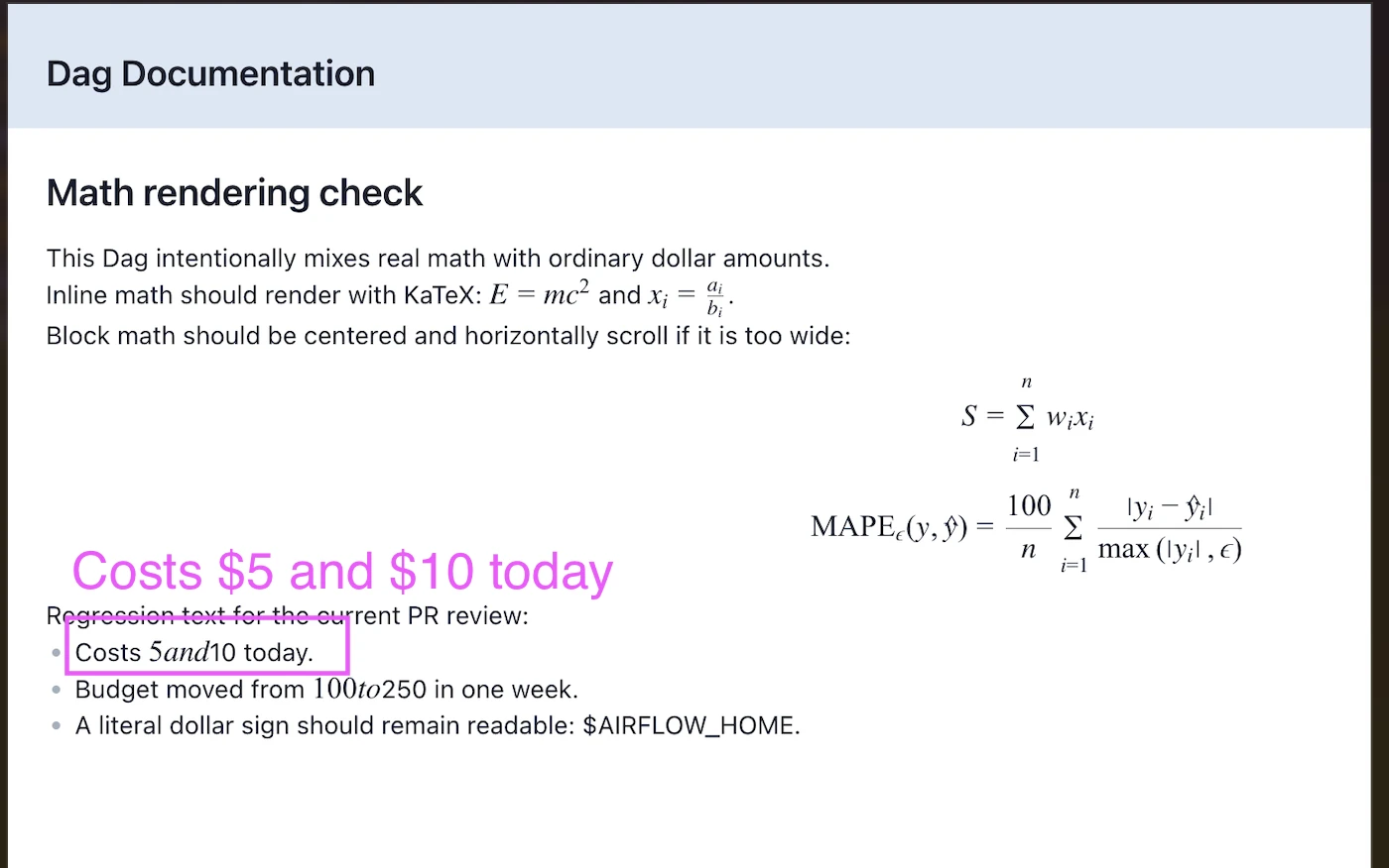 Math rendering check