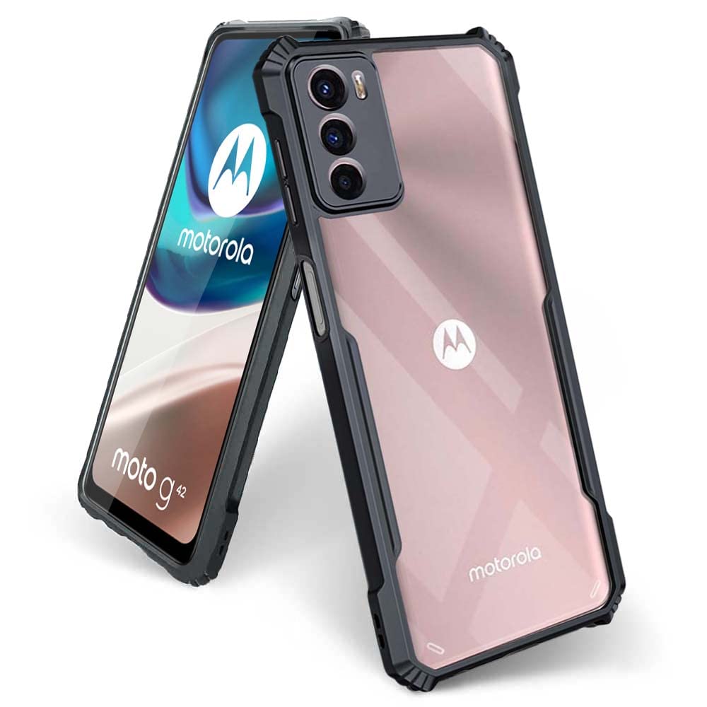 Black Border - Transparent Back iPaky Mobile Back Cover Case