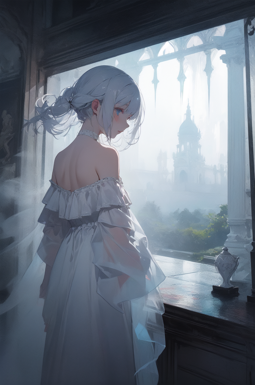 幽霊 by talking_head with ghost, ai art