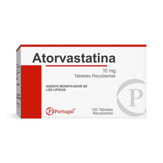 Atorvastatina 10 Mg Portugal Cja/100 Comp
