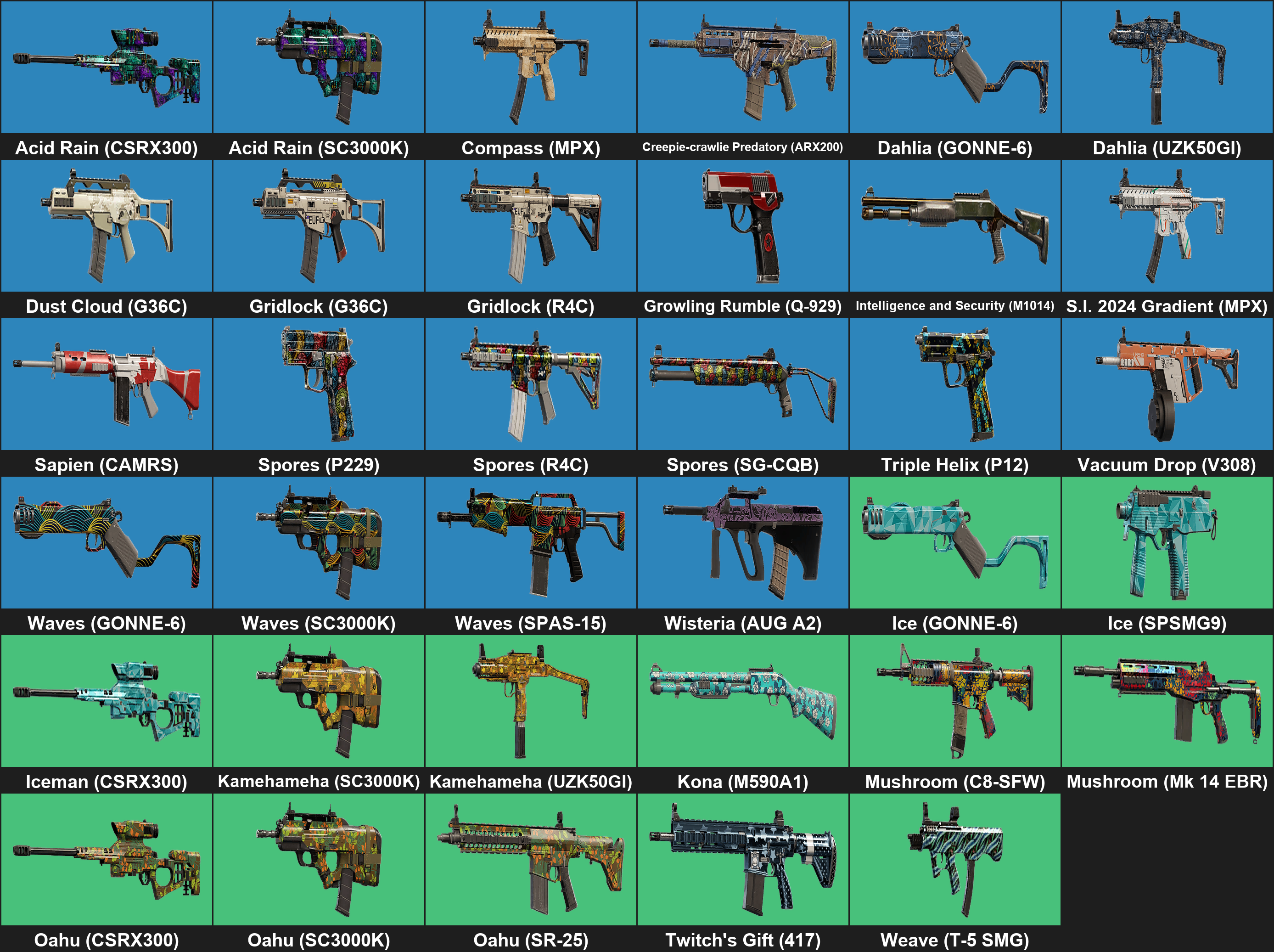 [PC/XBOX] 73 Skins | 9 Black Ice | 2 Universals | 3 Seasonals | 142 LVL ...