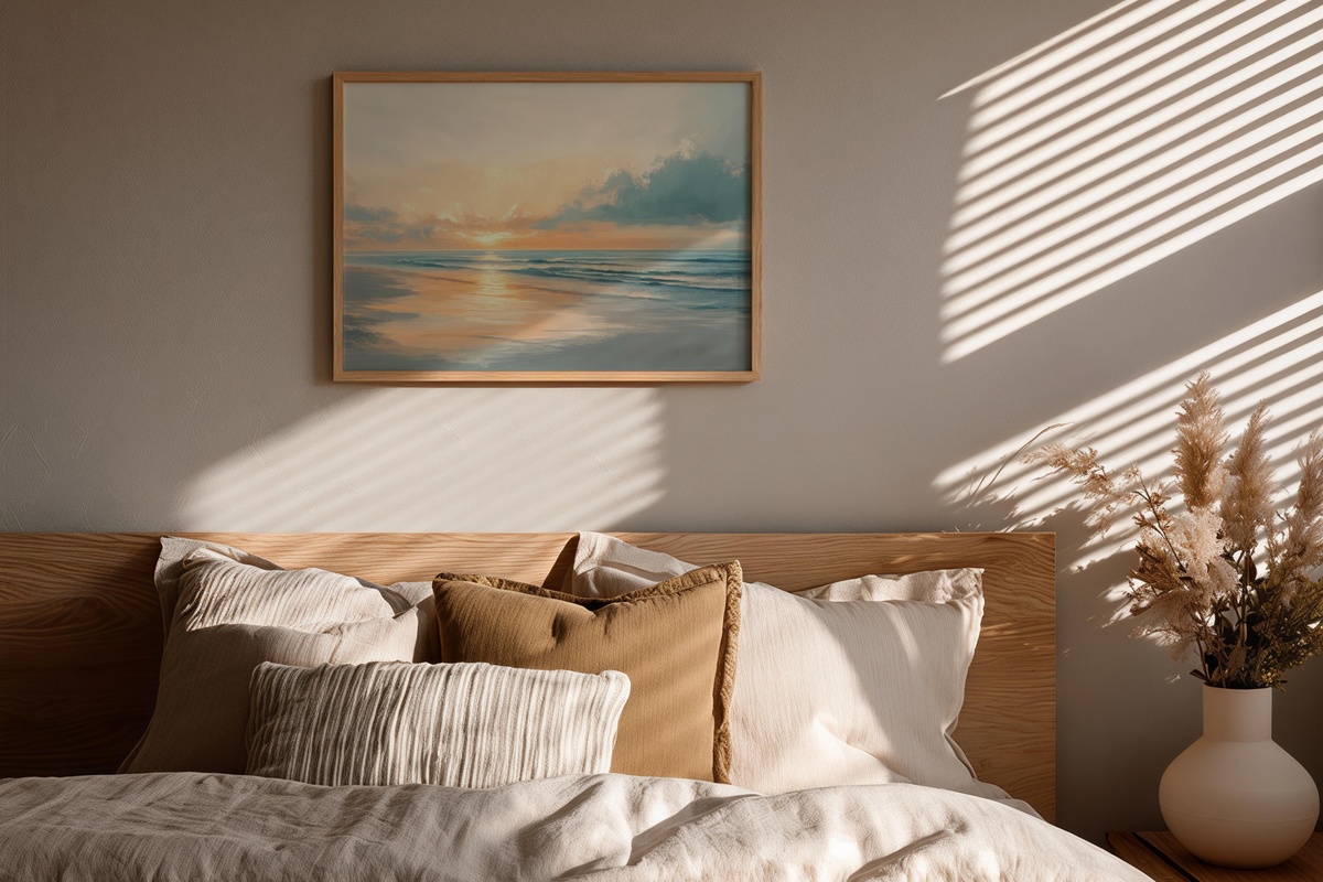 Gilded Shore Tranquility Summer Printable Wall Art