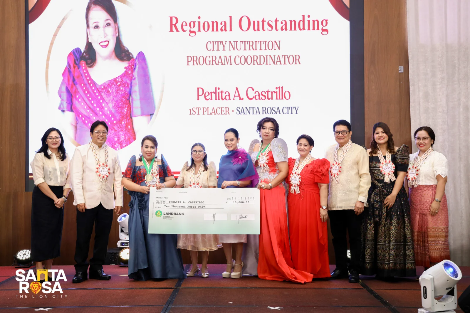 SANTA ROSA CITY NUTRITION COMMITTEE, UMANI NG MGA PARANGAL SA 2026 RNAC