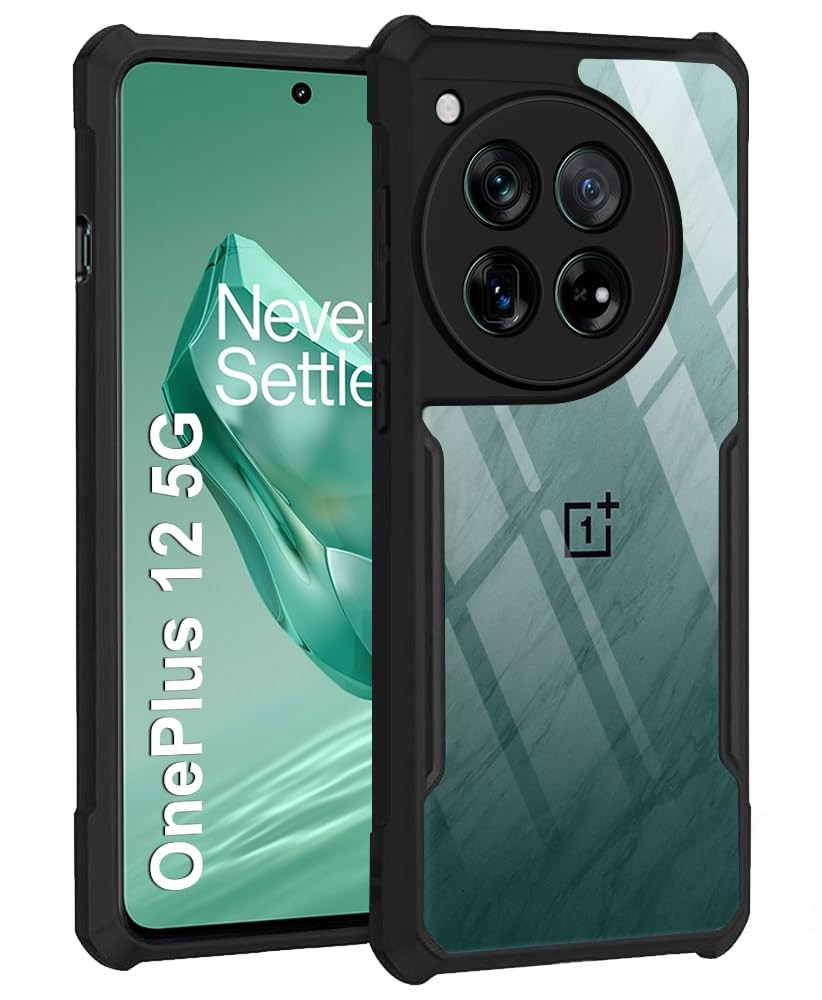 Black Border - Transparent Back iPaky Mobile Back Cover Case