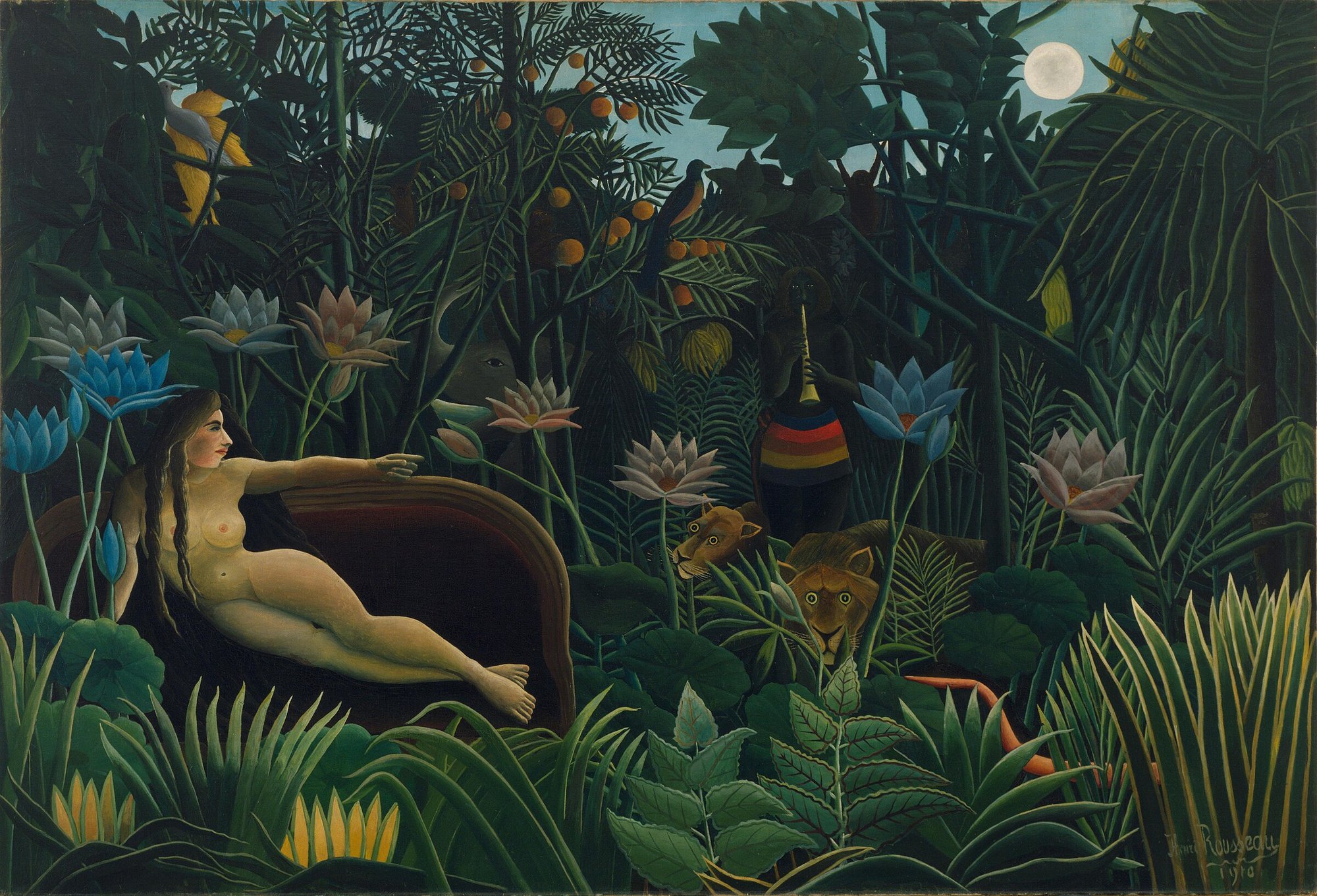Henri Rousseau, The Dream, 1910. Oil on canvas. Museum of Modern Art, New York.