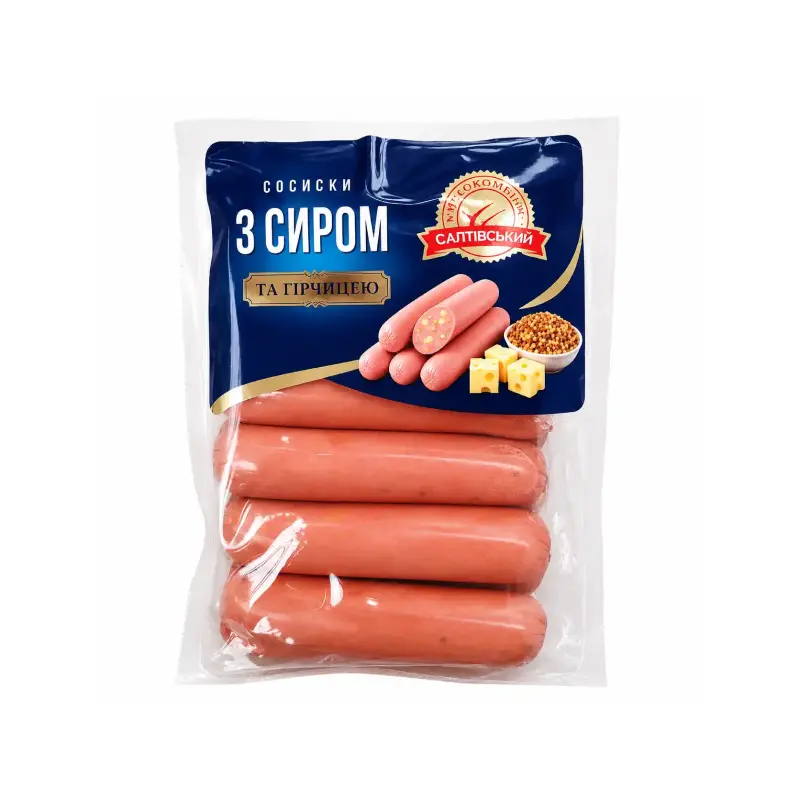 Parówki z serem i gorczycą “SMK” 580g