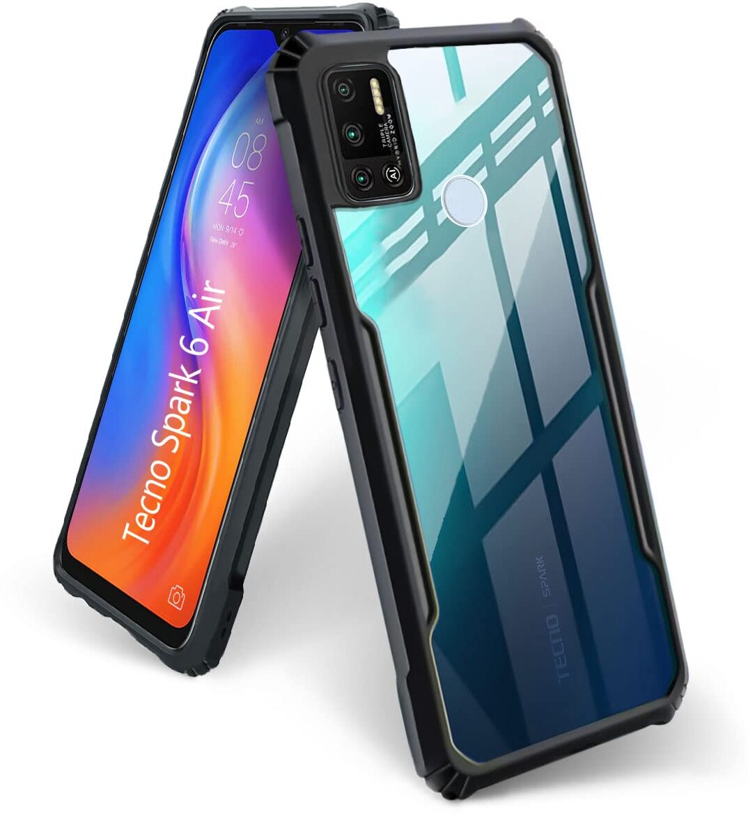 Black Border - Transparent Back iPaky Mobile Back Cover Case
