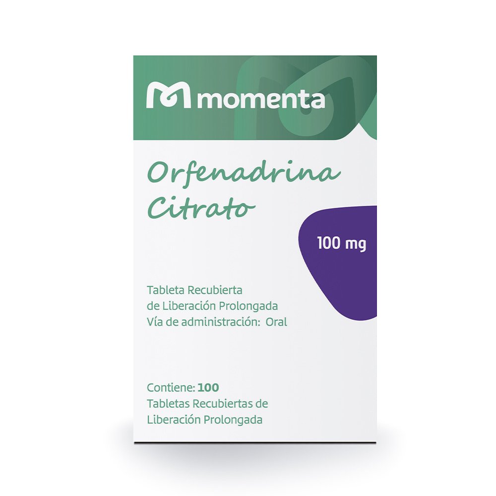 Orfenadrina Citrato 100 Mg Cja/100 Tab