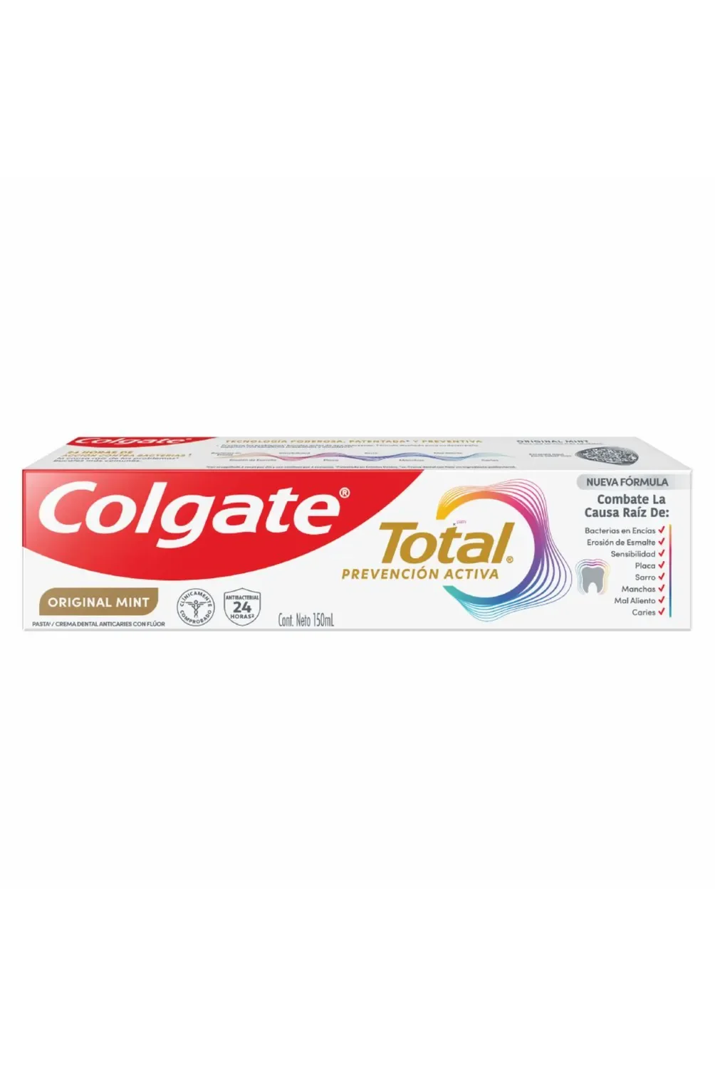 Colgate Total  Prevencion Activa Original Mint Tbo X 150 ml
