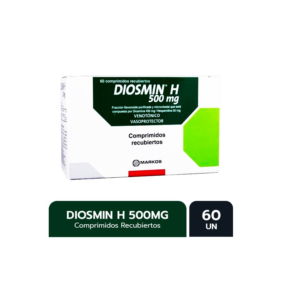 Diosmin H 500 Mg Cja/60 Comp