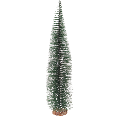 Mini árbol navideño pvc/madera, 50cm