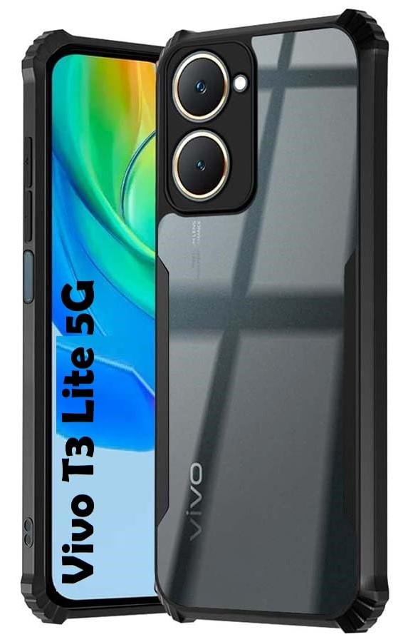 Black Border - Transparent Back iPaky Mobile Back Cover Case