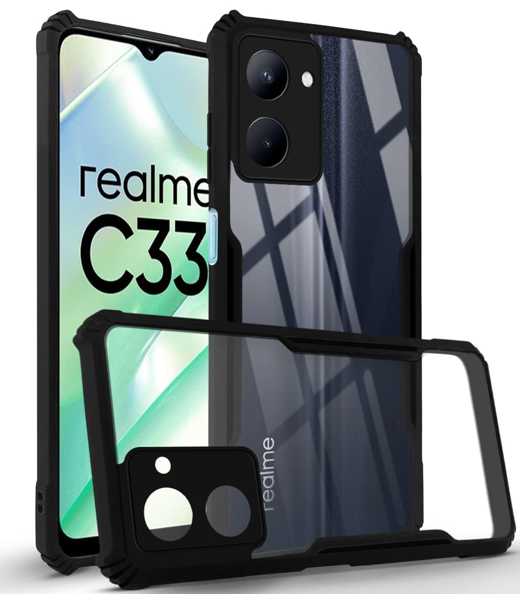 Black Border - Transparent Back iPaky Mobile Back Cover Case
