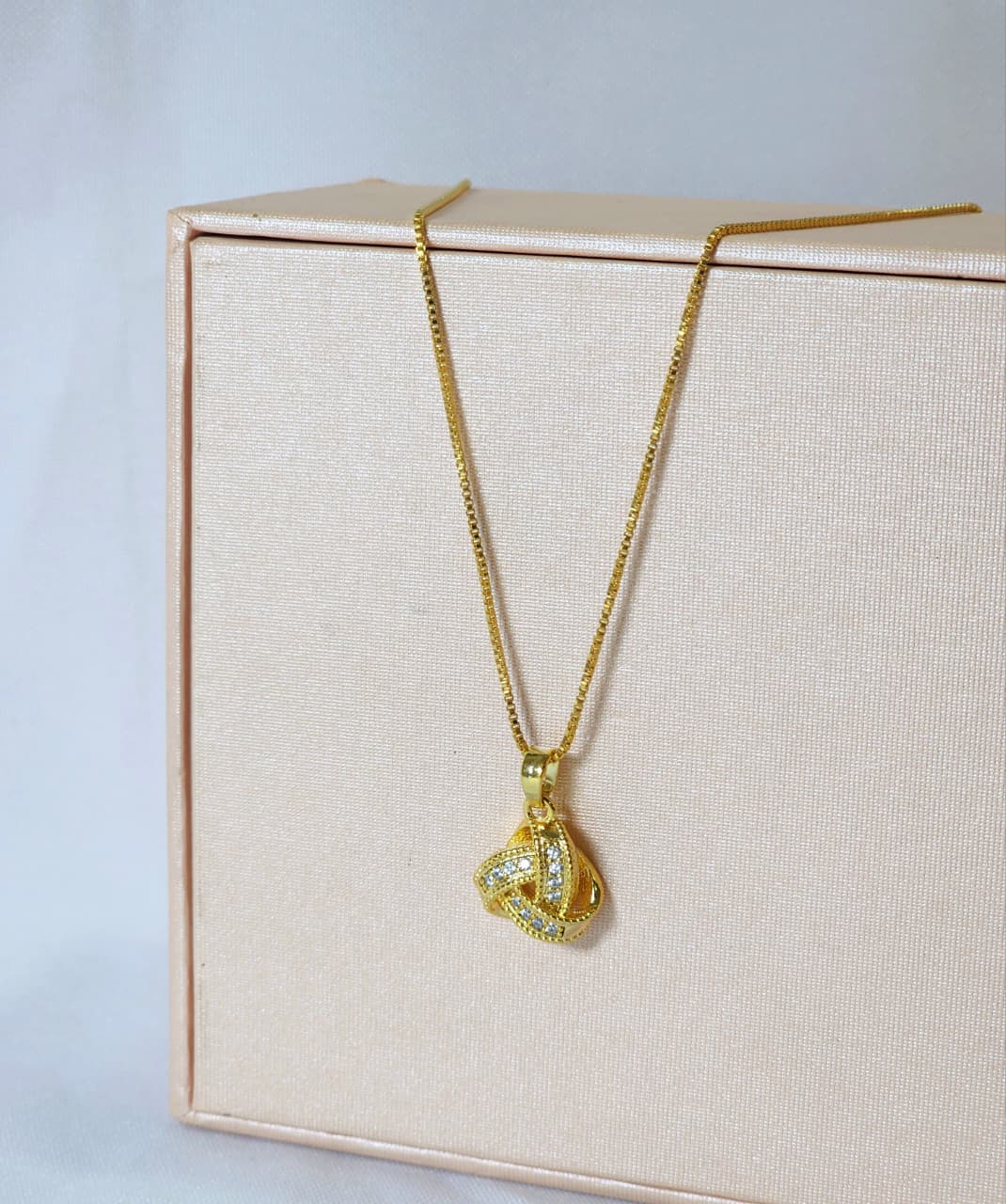 Collar Bañado en Oro para Dama -5