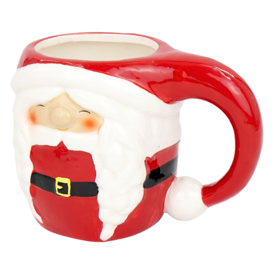 Taza navideña santa, 470ml, cerámica