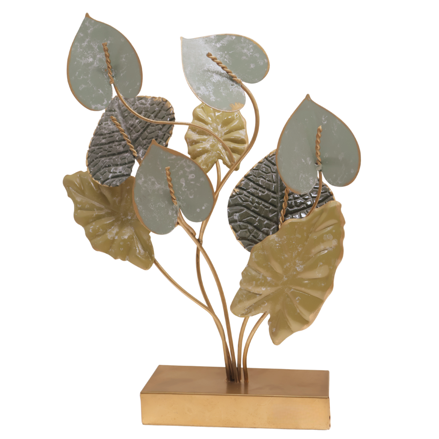 Decoración de flores hierro forjado, 38cm