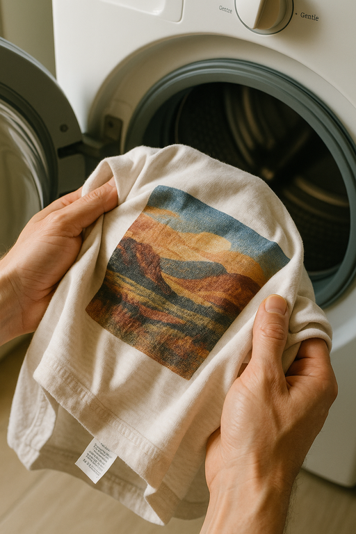 Screen printing process creating quality graphic T-shirts