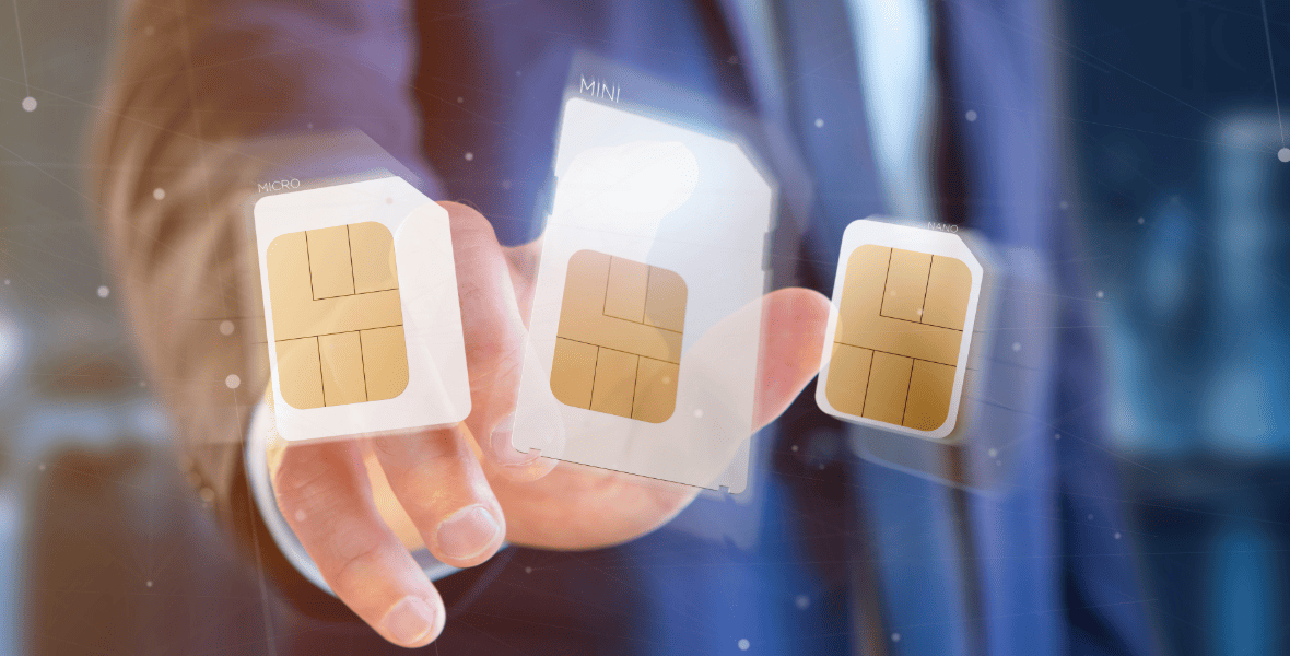 digital SIM card picking
