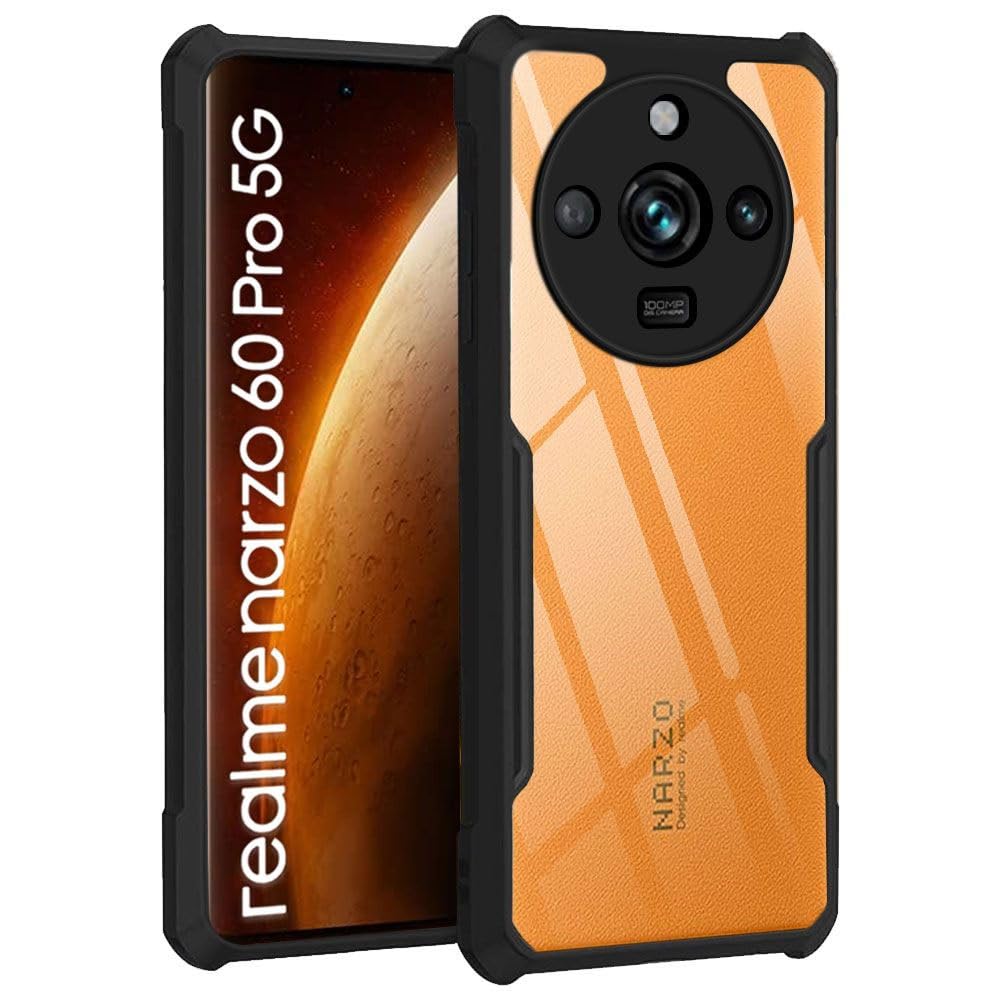Black Border - Transparent Back iPaky Mobile Back Cover Case