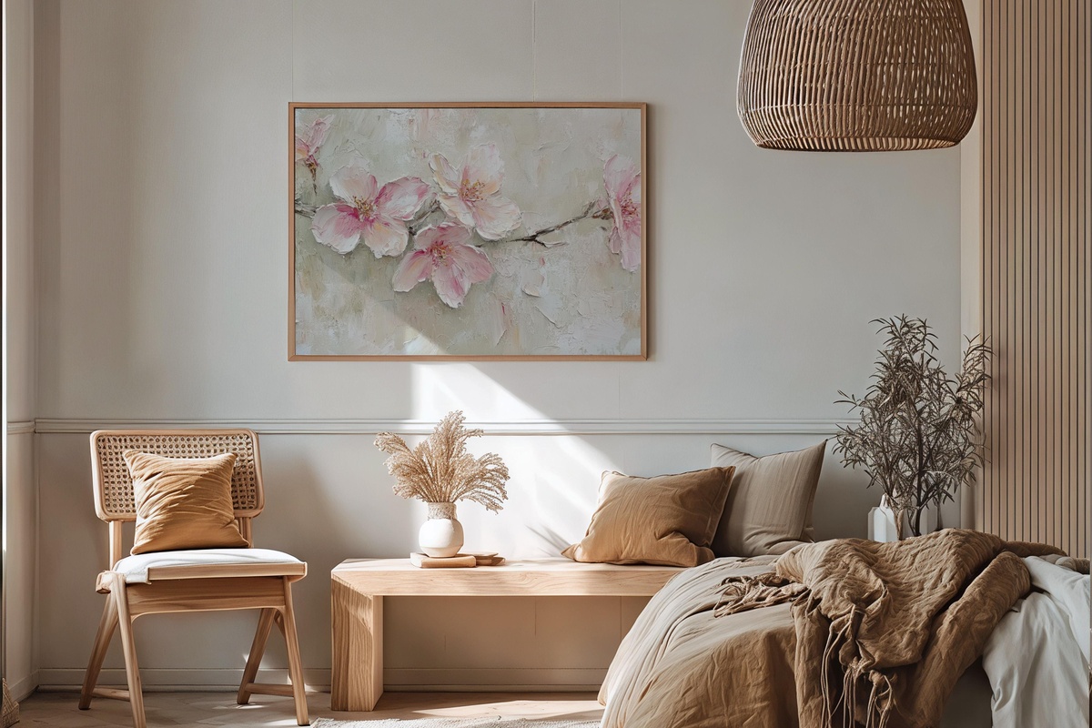 Pastel Blossom Harmony Spring Printable Wall Art by Gallery Flair