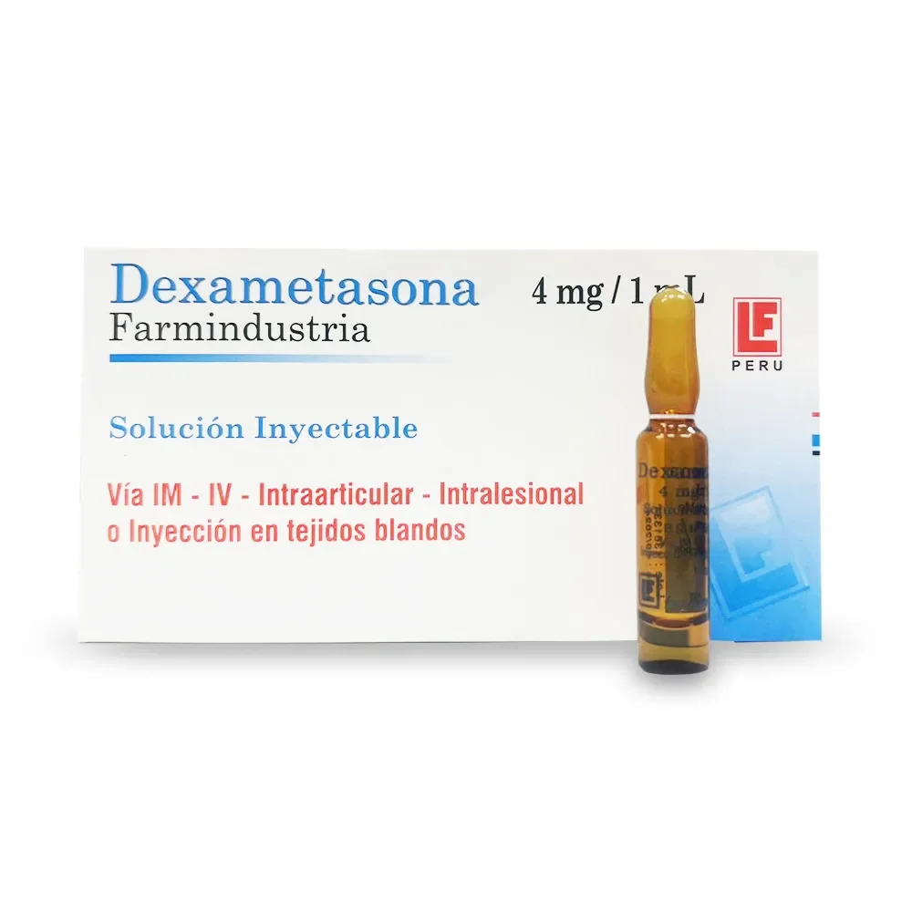 Dexametasona 4 Mg/1ml Fi Amp Cja/100 Amp