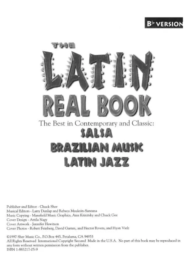 The Latin Real Book in Bb