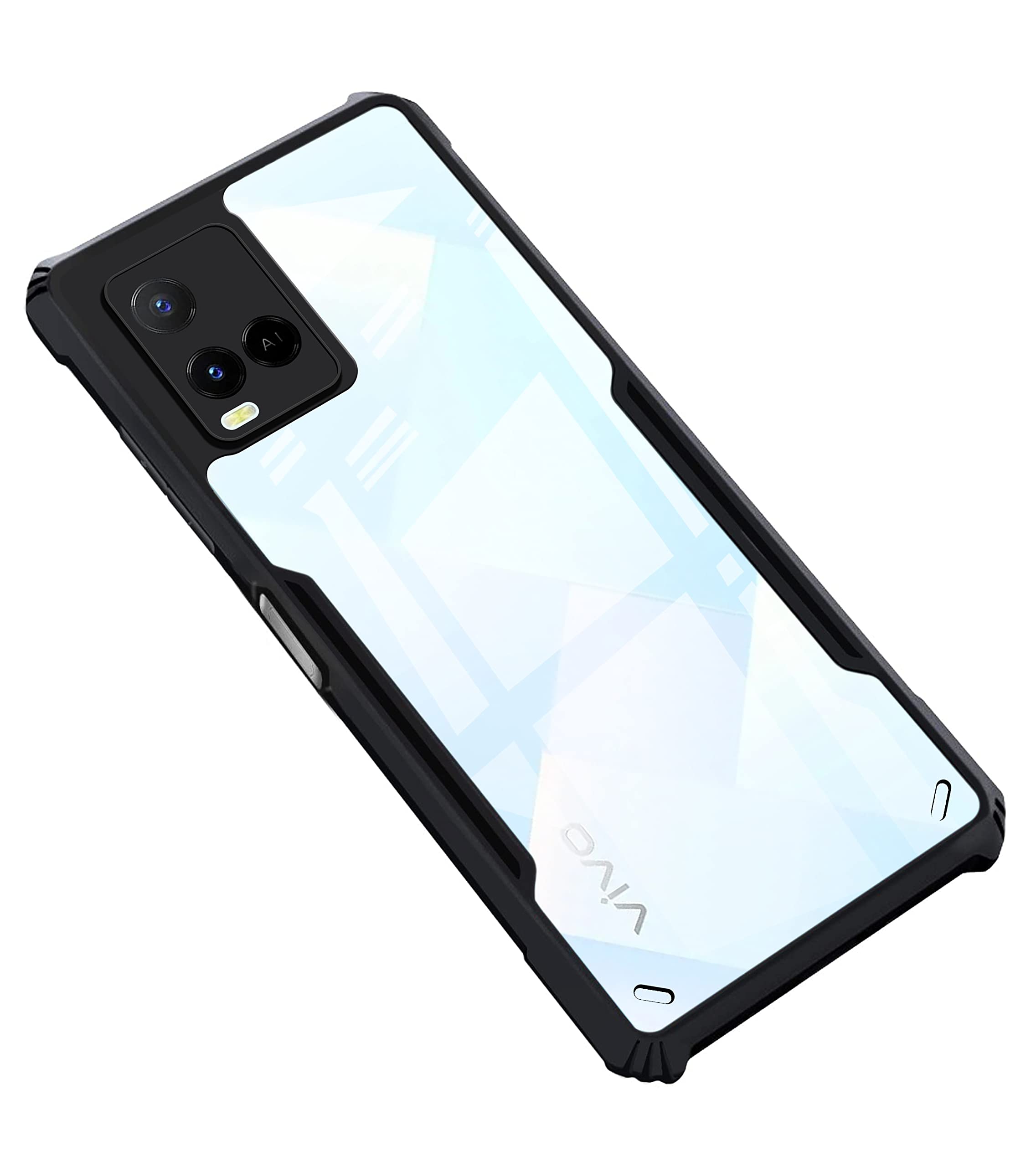 Black Border - Transparent Back iPaky Mobile Back Cover Case
