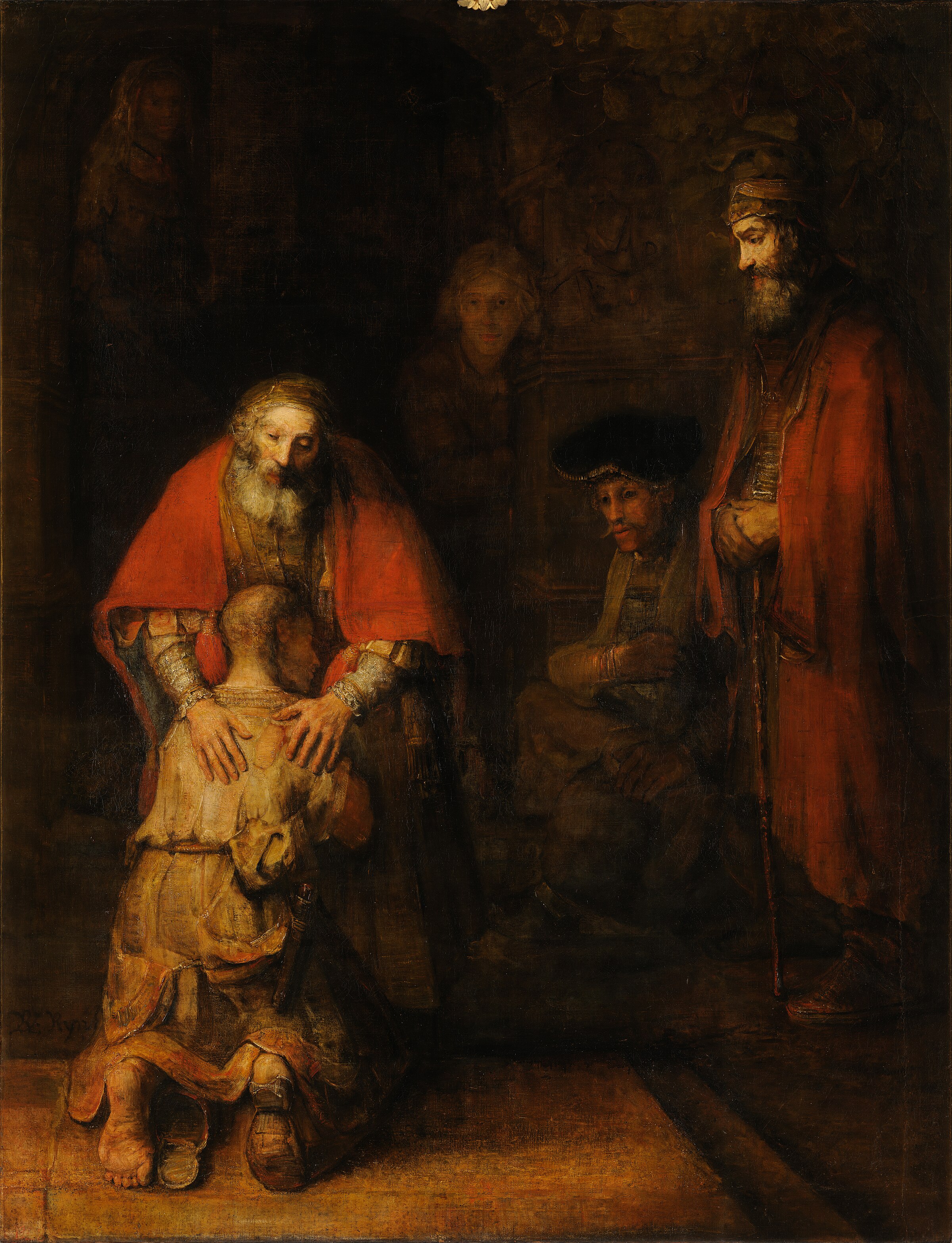 Rembrandt van Rijn, Return of the Prodigal Son, c. 1668. Oil on canvas. Hermitage Museum, Saint Petersburg.