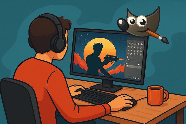 Create Custom Gaming Wallpapers with GIMP