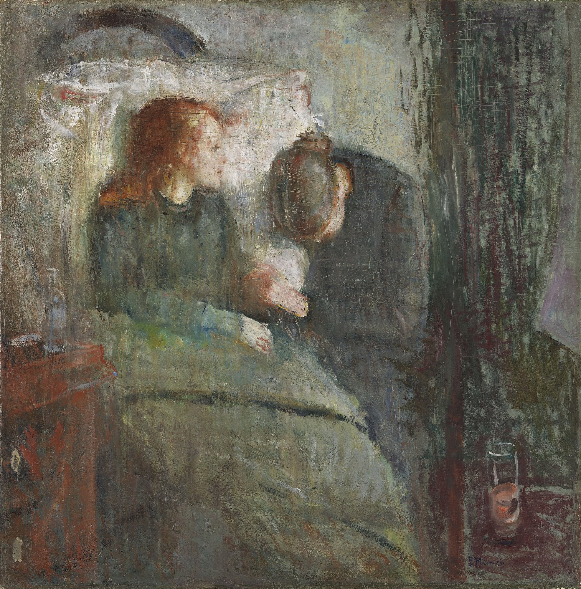 Edvard Munch, The Sick Child, 1885-86. Oil on canvas. National Museum of Norway, Oslo.