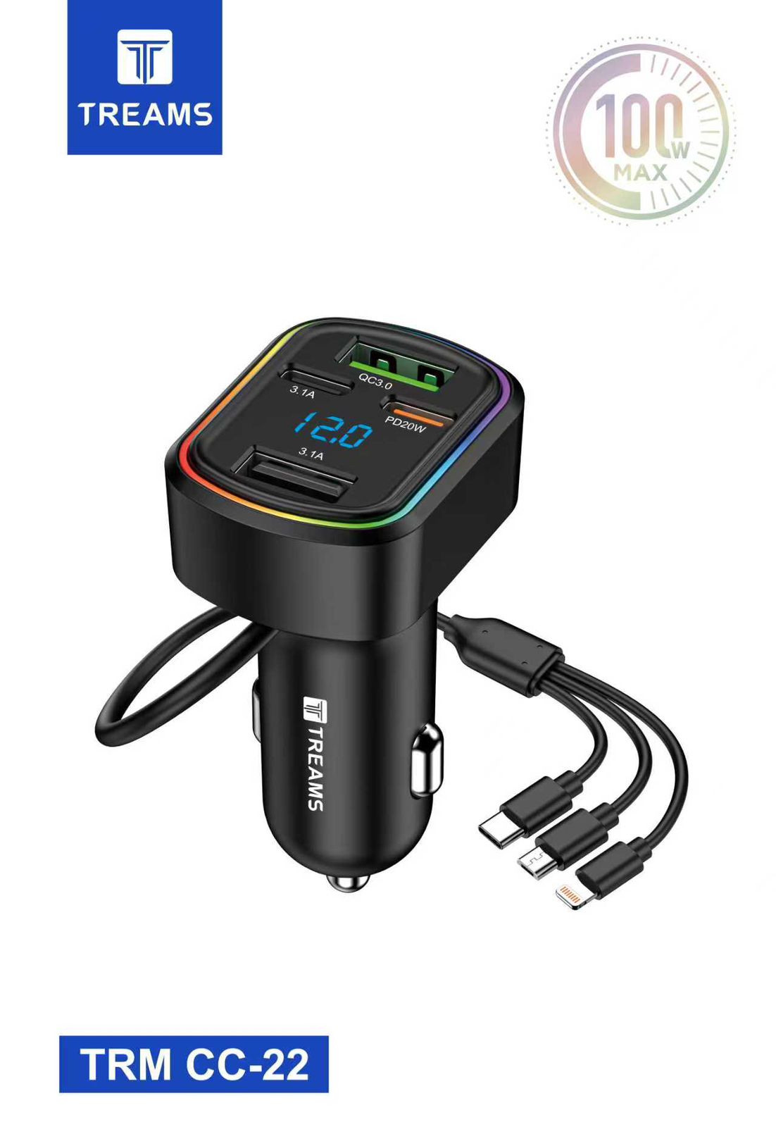 Treams TRM CC - 22 - 3-IN-1 - 100W