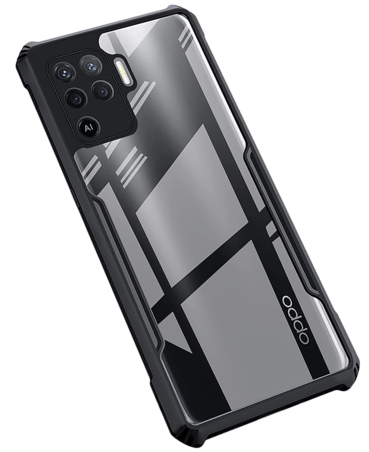 Black Border - Transparent Back iPaky Mobile Back Cover Case