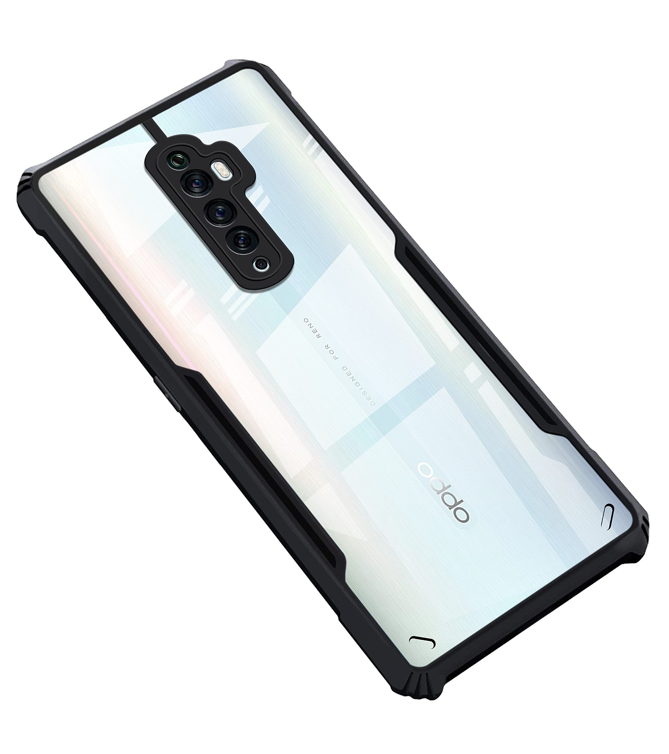 Black Border - Transparent Back iPaky Mobile Back Cover Case