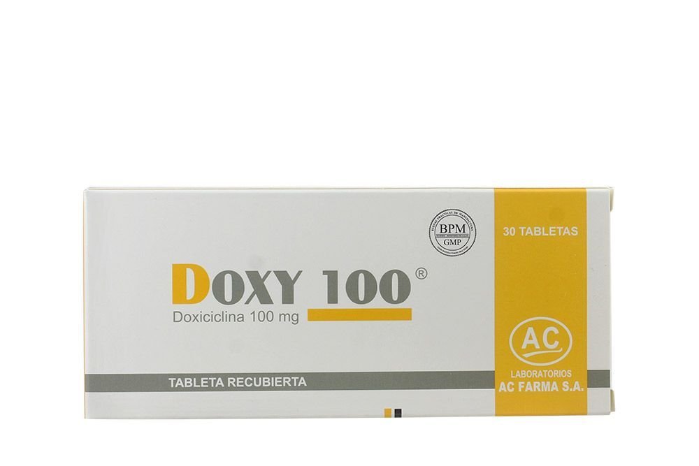 Doxy 100Mg Tabletas Caja X 30 Unid