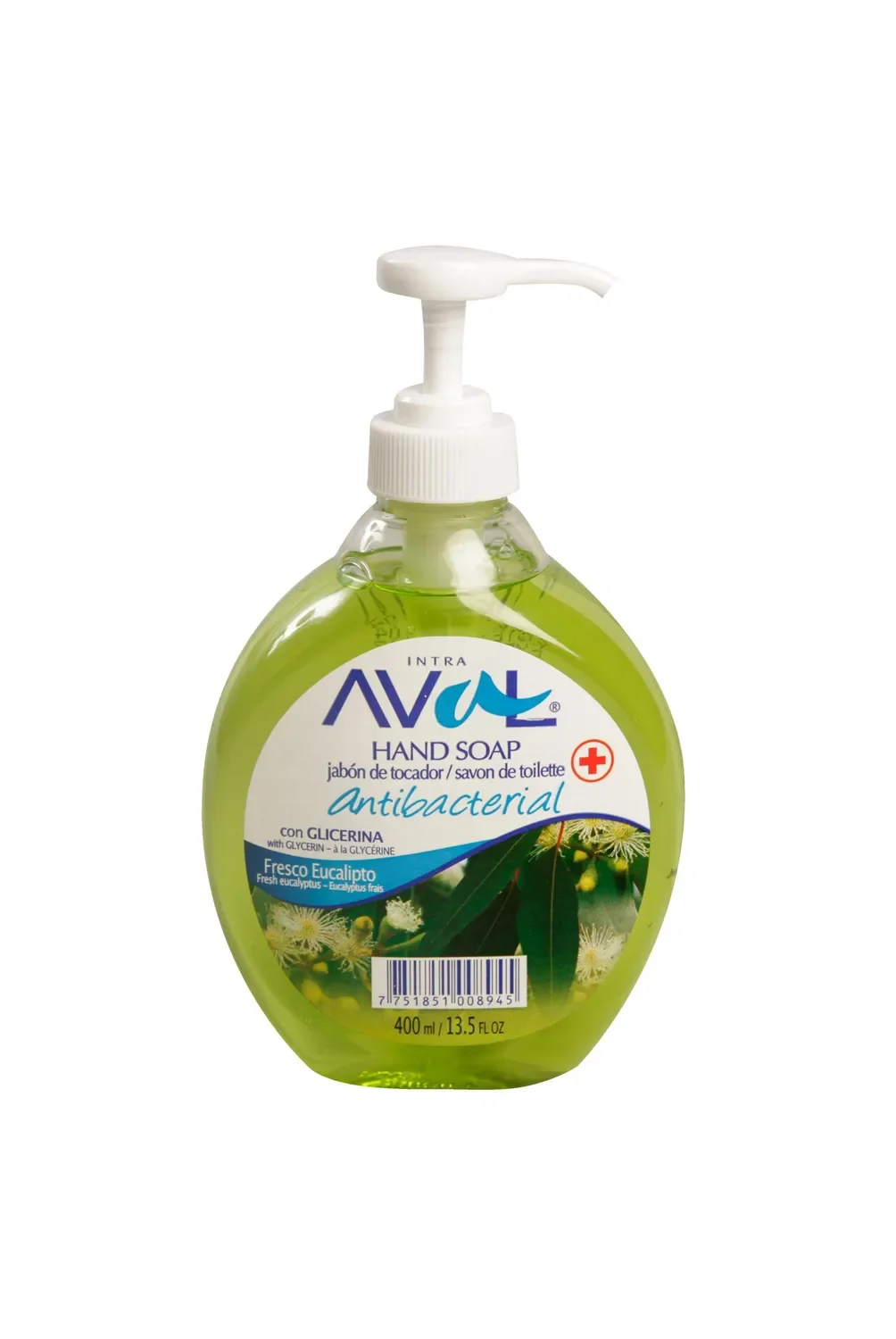 Aval Jabon De Tocador Fresco Eucalipto  Fcox 400ml