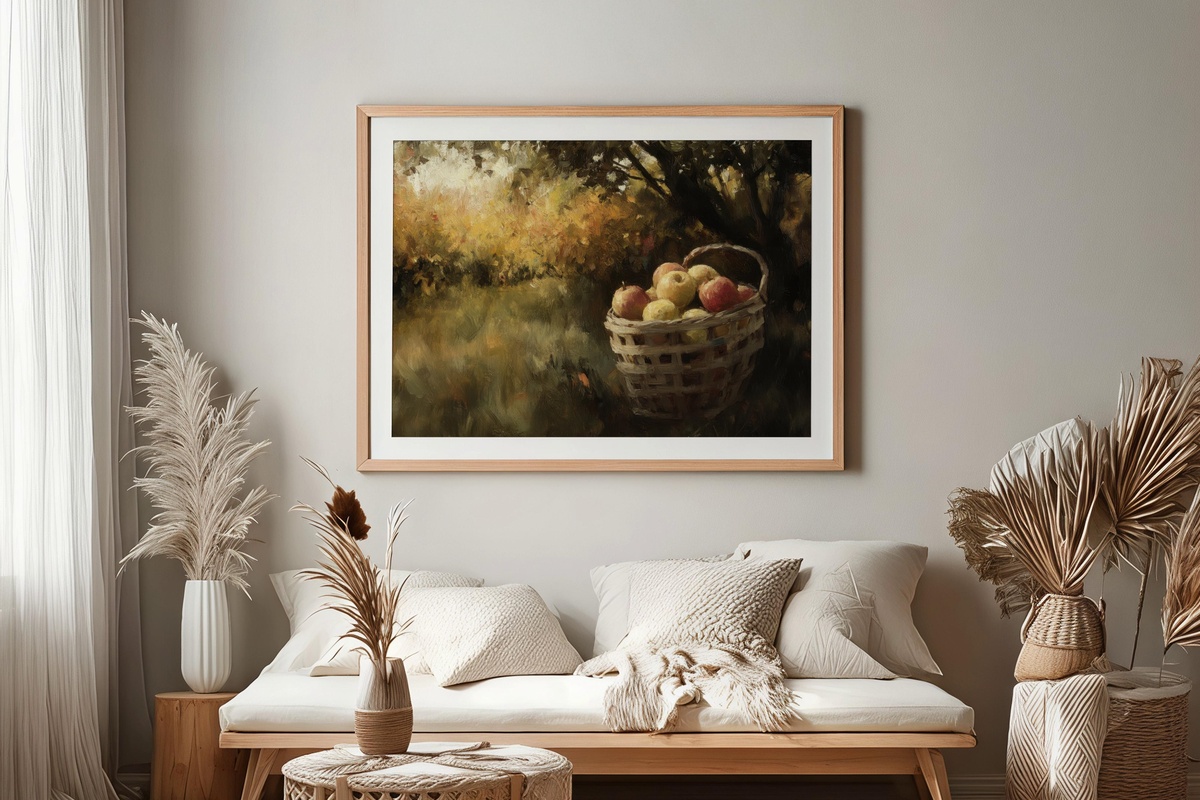 Orchard Apple Harvest Printable Wall Art