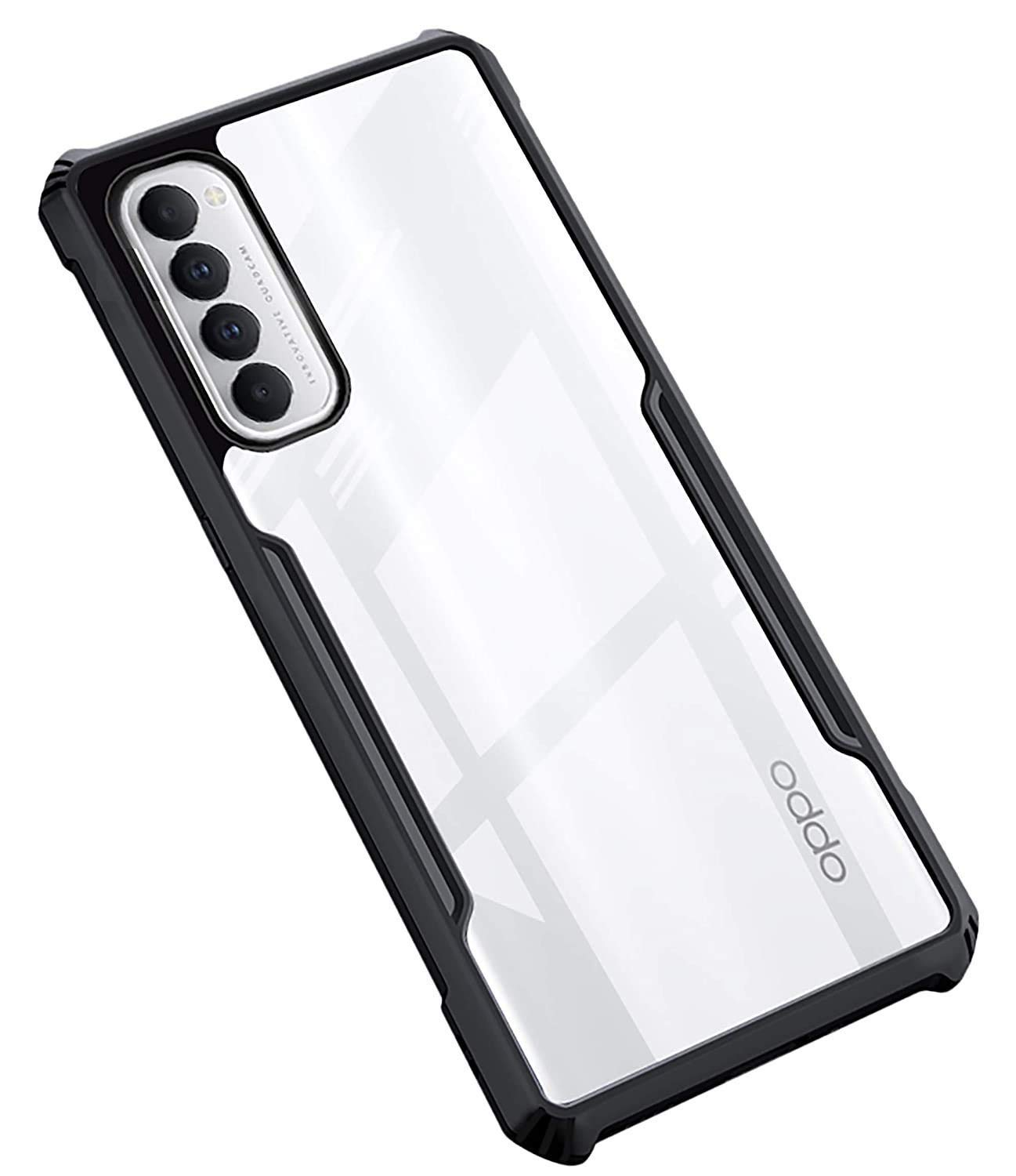 Black Border - Transparent Back iPaky Mobile Back Cover Case