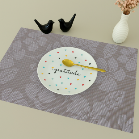 Set de individuales decorativos 6 piezas, pvc, 45x30cm