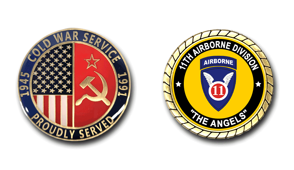 11th Airborne Division "The Angels" Cold War Service Challenge Coin