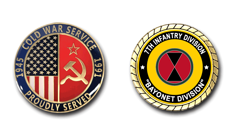 7th Infantry Division “Bayonet Division” Cold War Service Challenge Coin