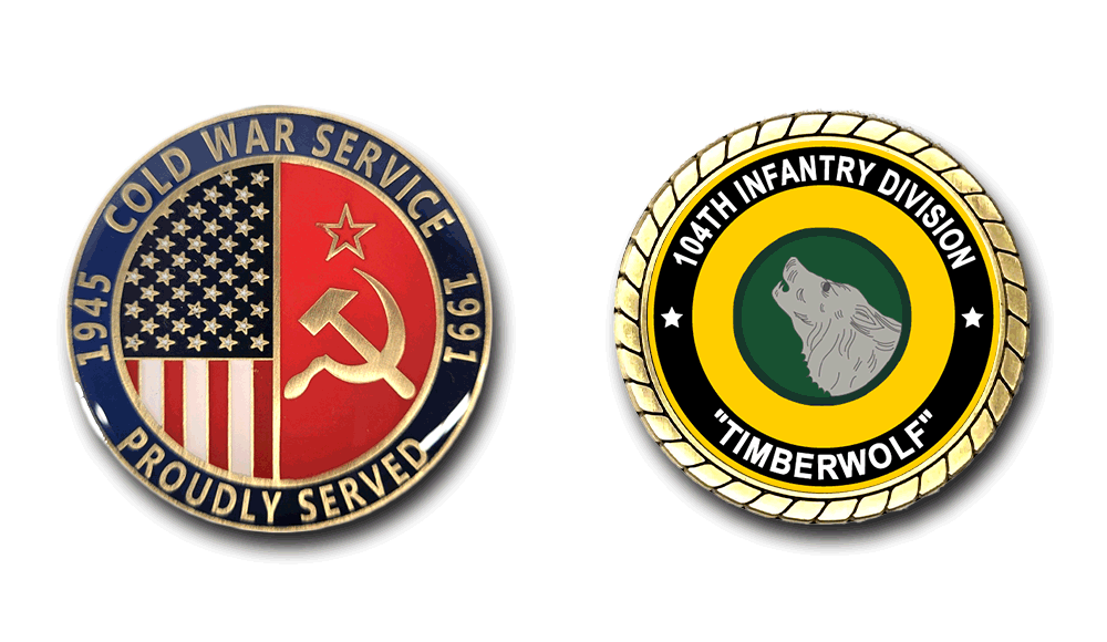 104th Infantry Division “Timberwolf” Cold War Service Challenge Coin